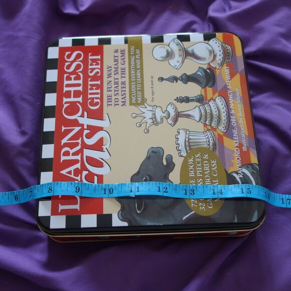 Learn Chess Fast Gift Set Game Board & Metal Case 72-Page Book ISBN0-9704729-5-1 - Picture 3 of 16